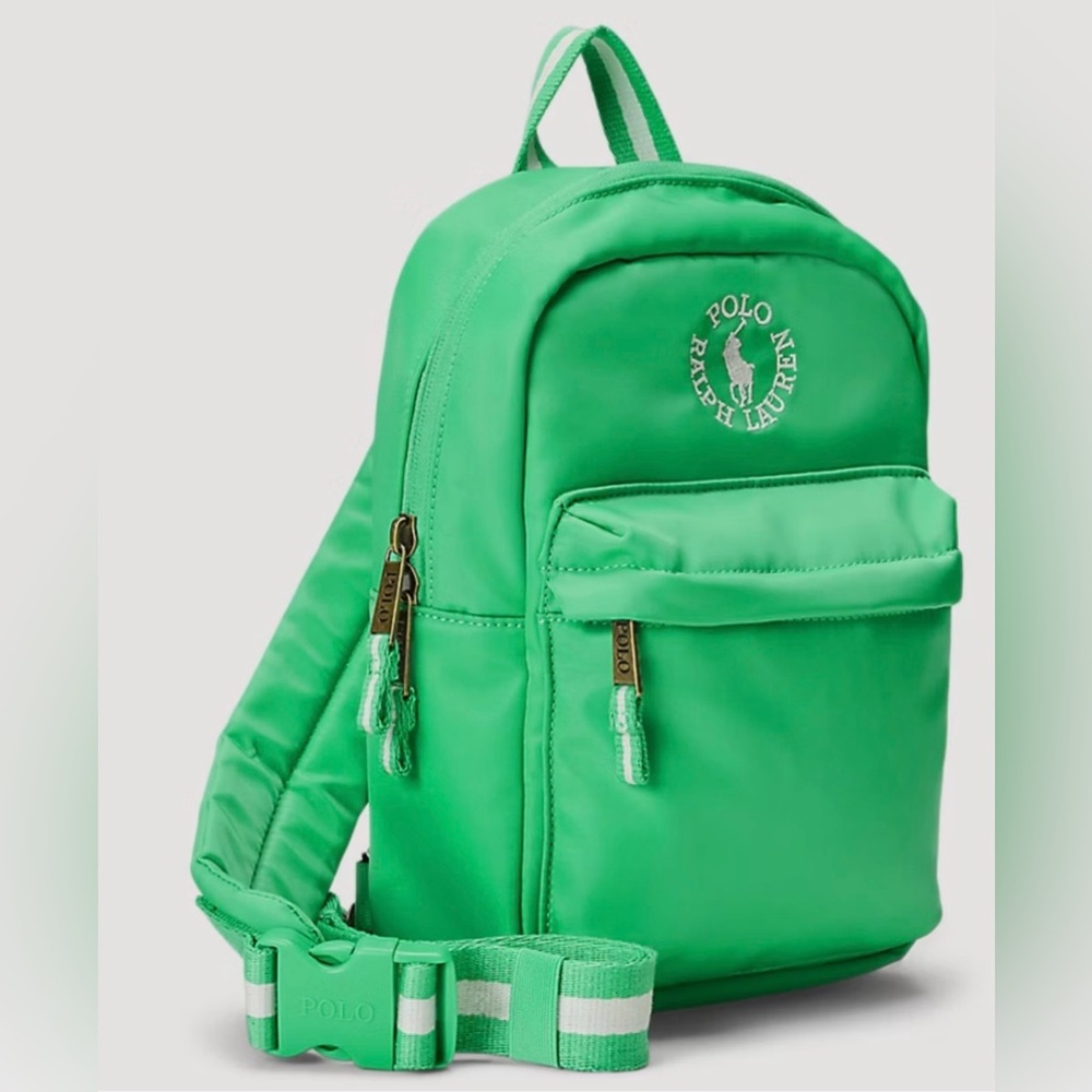 RALPH LAUREN Big Pony Logo Crossbody Backpack
